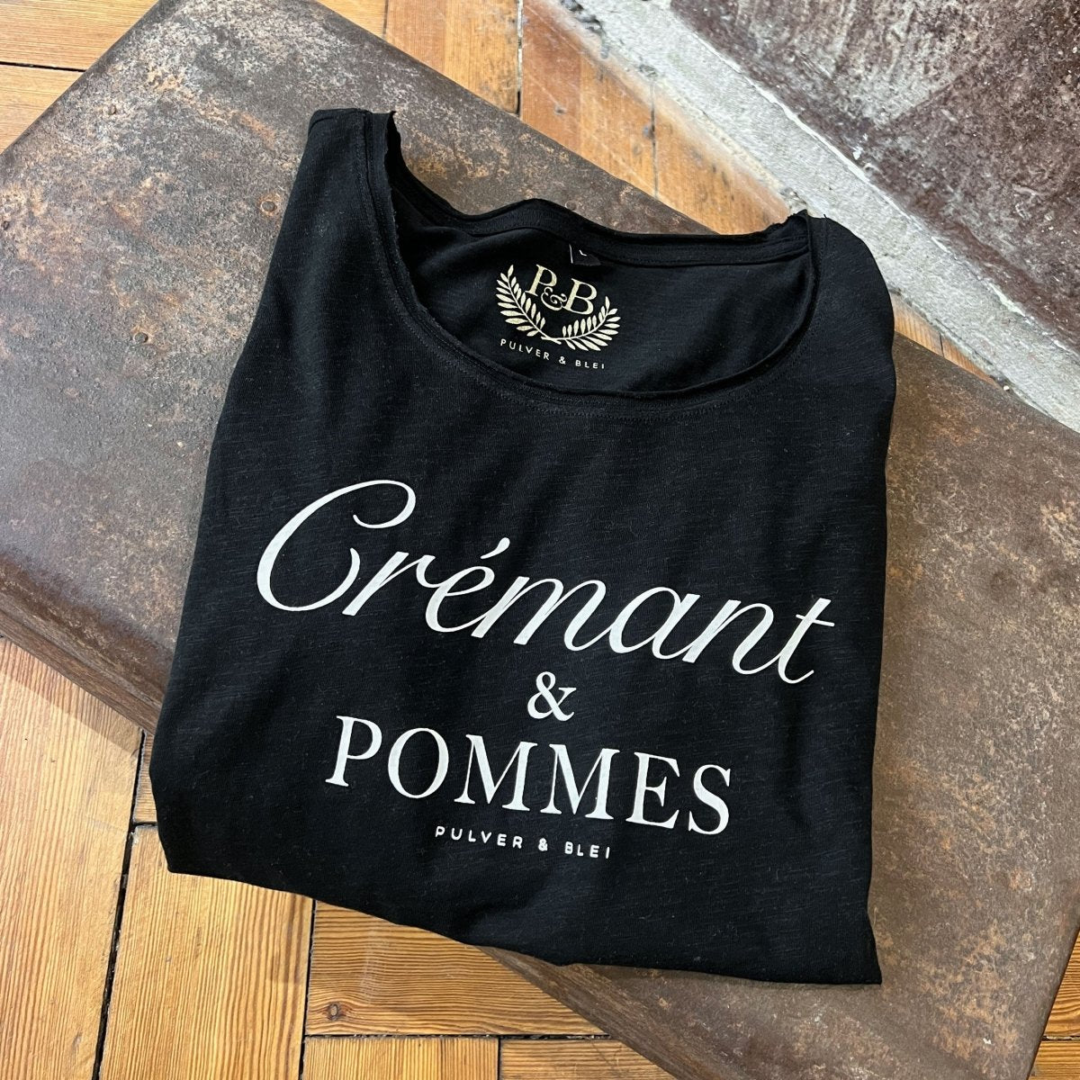 Crémant & Pommes - Fashion T-Shirt schwarz