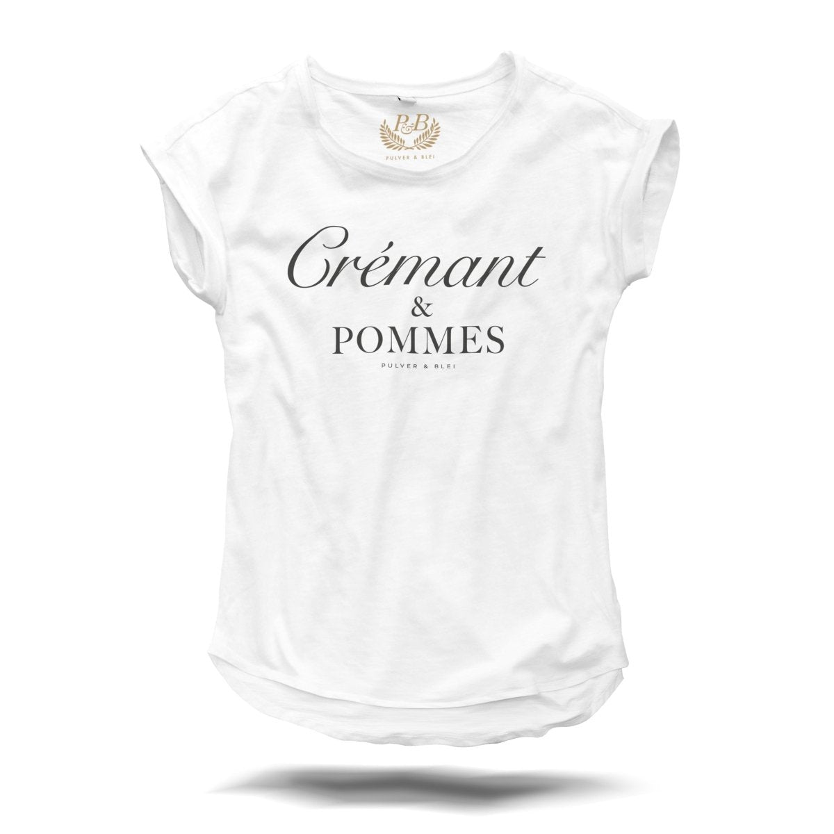 Crémant & Pommes - Fashion T-Shirt weiss