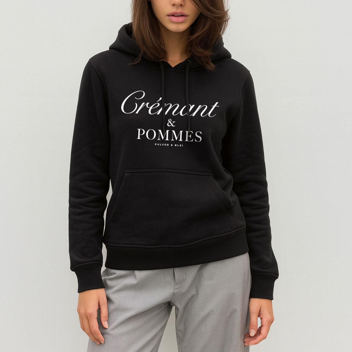Crémant & Pommes - Unisex-Hoodie Black