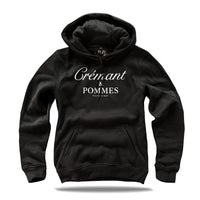 Crémant & Pommes - Unisex-Hoodie Black