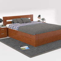 Nobis Kieferbett mit Bettkasten | Massivholz | Naturholz | 100% Bio-Bett inkl. Lattenrost