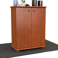 Anika Kommode 110er | Sideboard | Anrichte | 2-Türig mit Regalfächer | 100% Bio Kiefer Massivholz