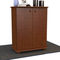 Anika Kommode 110er | Sideboard | Anrichte | 2-Türig mit Regalfächer | 100% Bio Kiefer Massivholz