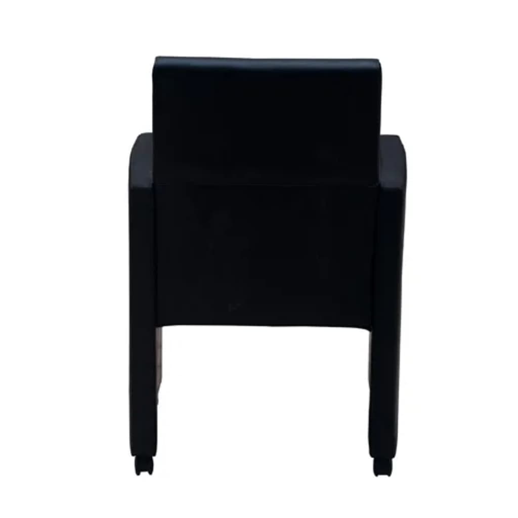 Dining Chairs, 2 pcs., Faux Leather