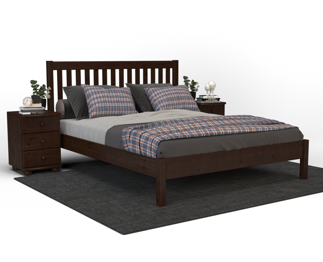 David Kieferbett | Massivholz | Naturholz | 100% Bio-Bett