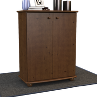 Anika Kommode 110er | Sideboard | Anrichte | 2-Türig mit Regalfächer | 100% Bio Kiefer Massivholz