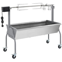 Spanferkelgrill / lammkeue Grosse Fleischstücke mit Elektromotor - Metzgergrill mit elektrischem Antrieb