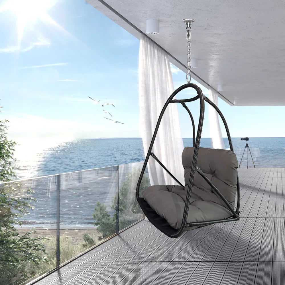 JESE Hängesessel Egg – Faltbarer Schaukel-Sitz für Indoor & Outdoor, bis 136 kg belastbar