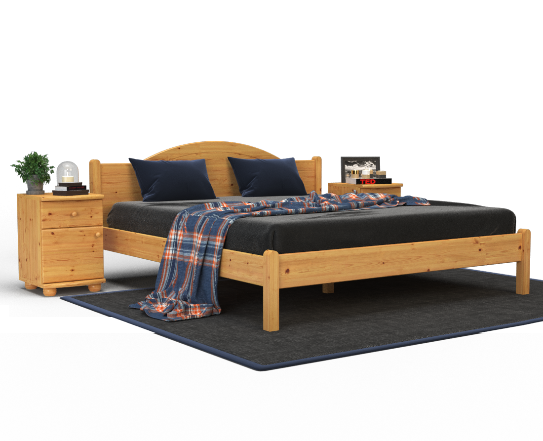 Emilia Kieferbett | Massivholz | Naturholz | 100% Bio-Bett