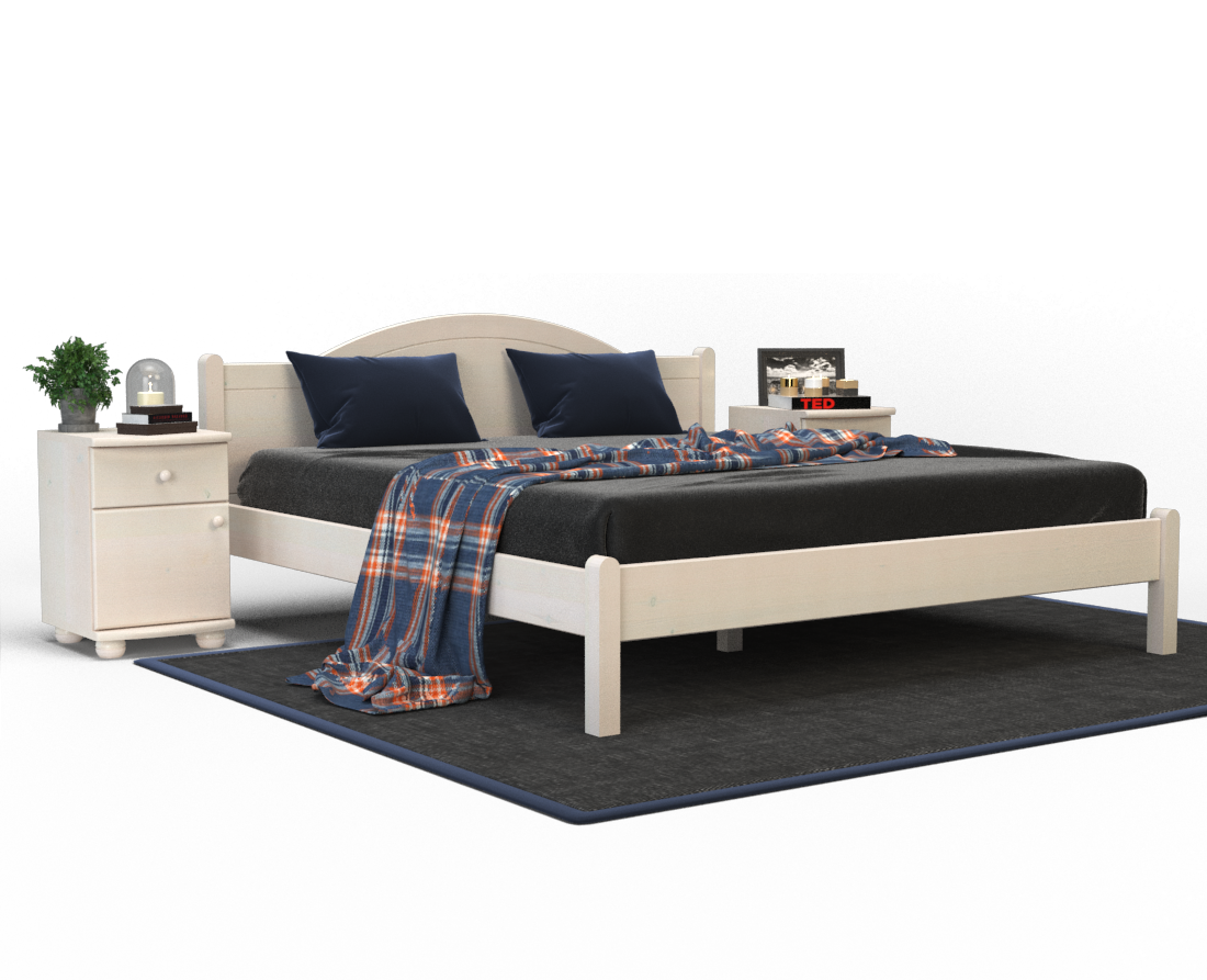 Emilia Kieferbett | Massivholz | Naturholz | 100% Bio-Bett