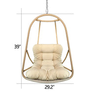 JESE Hängesessel Egg – Faltbarer Schaukel-Sitz für Indoor & Outdoor, bis 136 kg belastbar