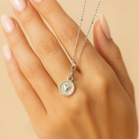 Kette mit Anhänger aus 925er Sterling-Silber, Herzmedaillon