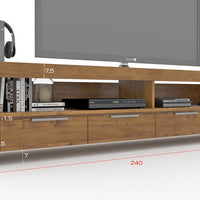 ROBOSTO TV-Sideboard/Longboard Massivholz Kommode