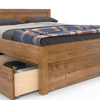 NATURA-VERSO Massivholzbett optional mit Bettschubladen