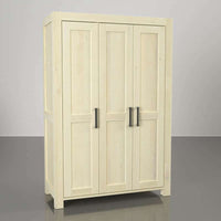 NATURA Kleiderschrank mit 3-Türig Massivholz