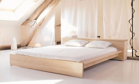 CREATO Massivholzbett mit Bettkasten