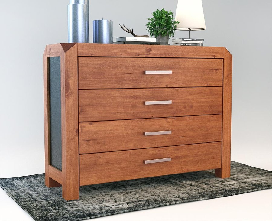 MODENA Schubladen Massivholz Kommode