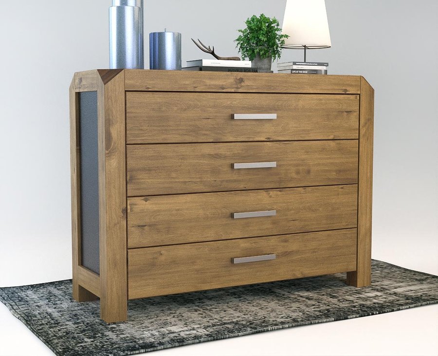 MODENA Schubladen Massivholz Kommode
