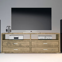 PEDENZA TV-Sideboard/Longboard Massivholz Kommode