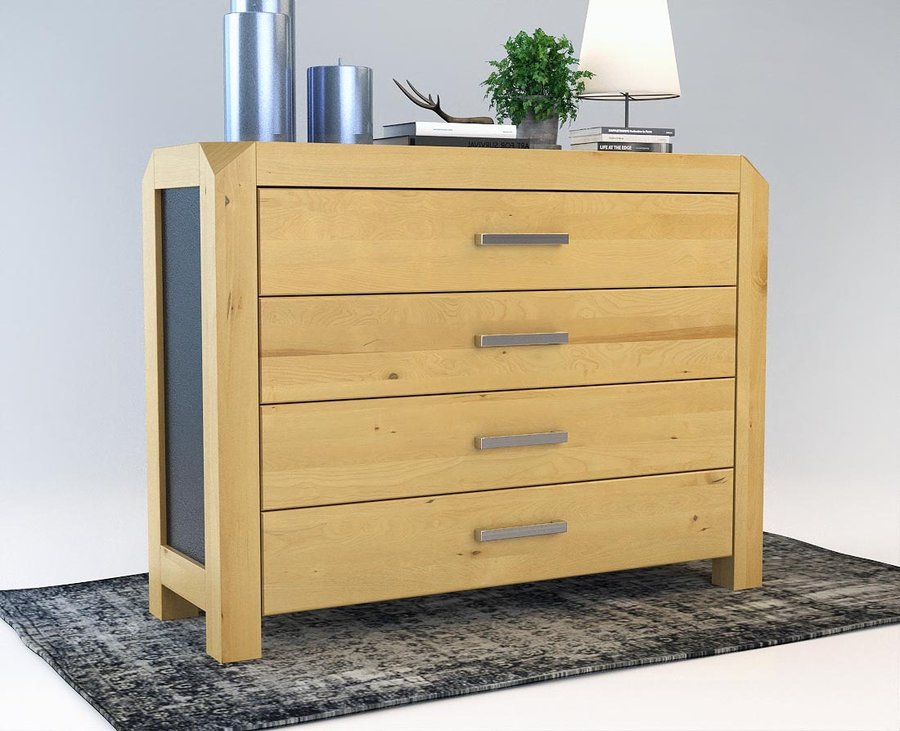 MODENA Schubladen Massivholz Kommode