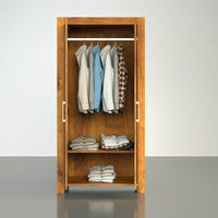 NATURA Kleiderschrank 2-Türig Massivholz