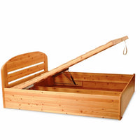 Anika Kieferbett mit Bettkasten | Massivholz | Naturholz | 100% Bio-Bett inkl. Lattenrost