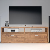 PEDENZA TV-Sideboard/Longboard Massivholz Kommode