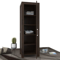 NATURA Kleiderschrank 1-Türig mit Regale Massivholz