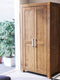 NATURA Kleiderschrank 2-Türig Massivholz
