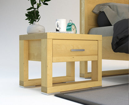 FERRARA Massivholz Nachttisch