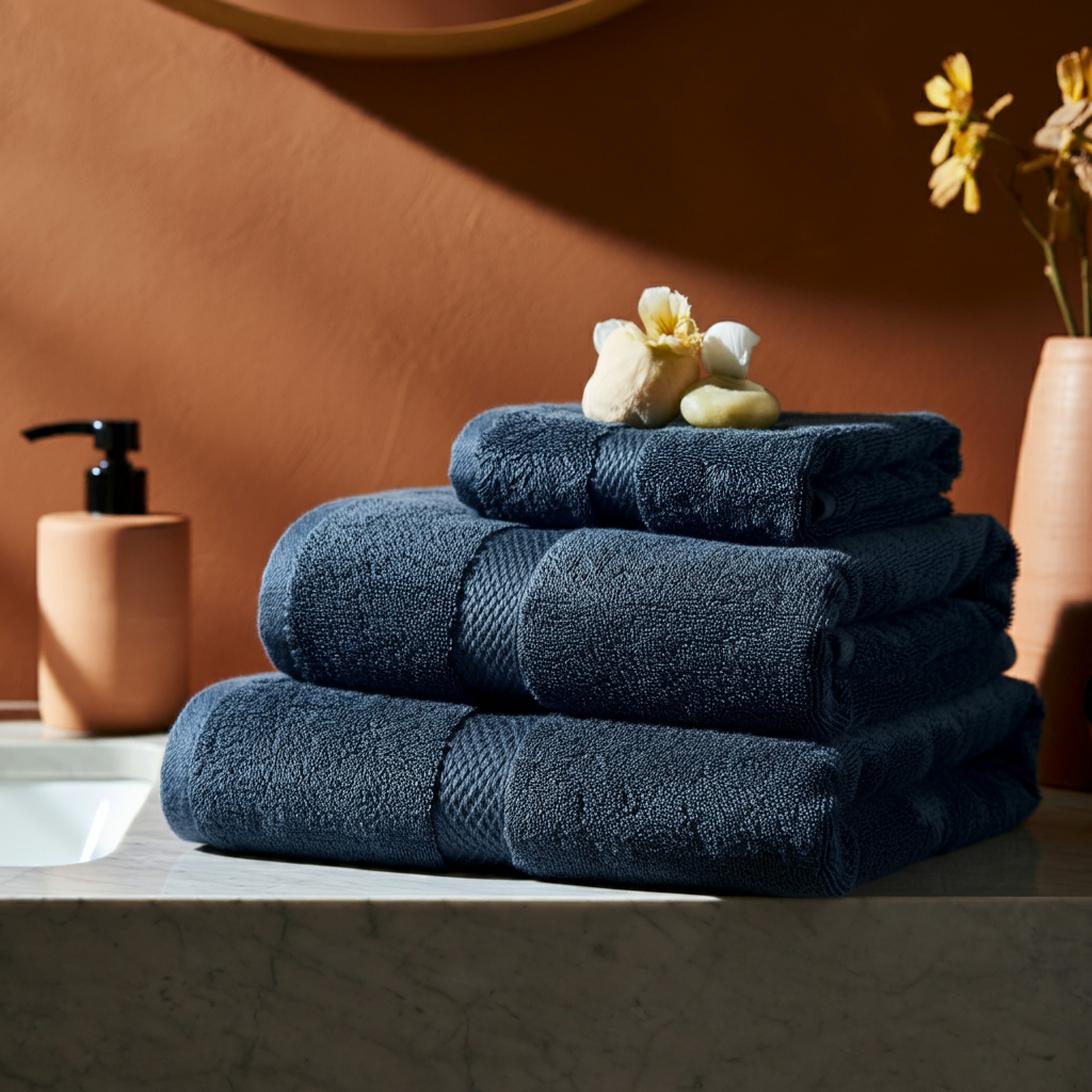 Premium Handtücher aus ägyptischer Giza-Baumwolle - Extra weich & saugfähig