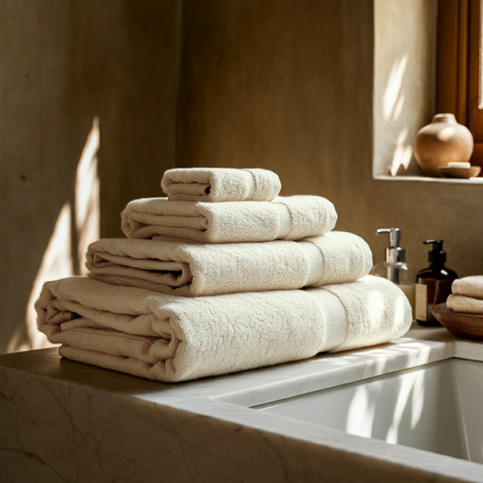 Premium Handtücher aus ägyptischer Giza-Baumwolle - Extra weich & saugfähig