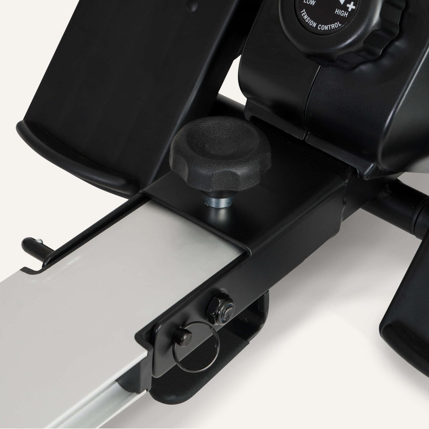 Magnetisches Rudergerät | Klappbar | 8 Widerstandsstufen | schwarz