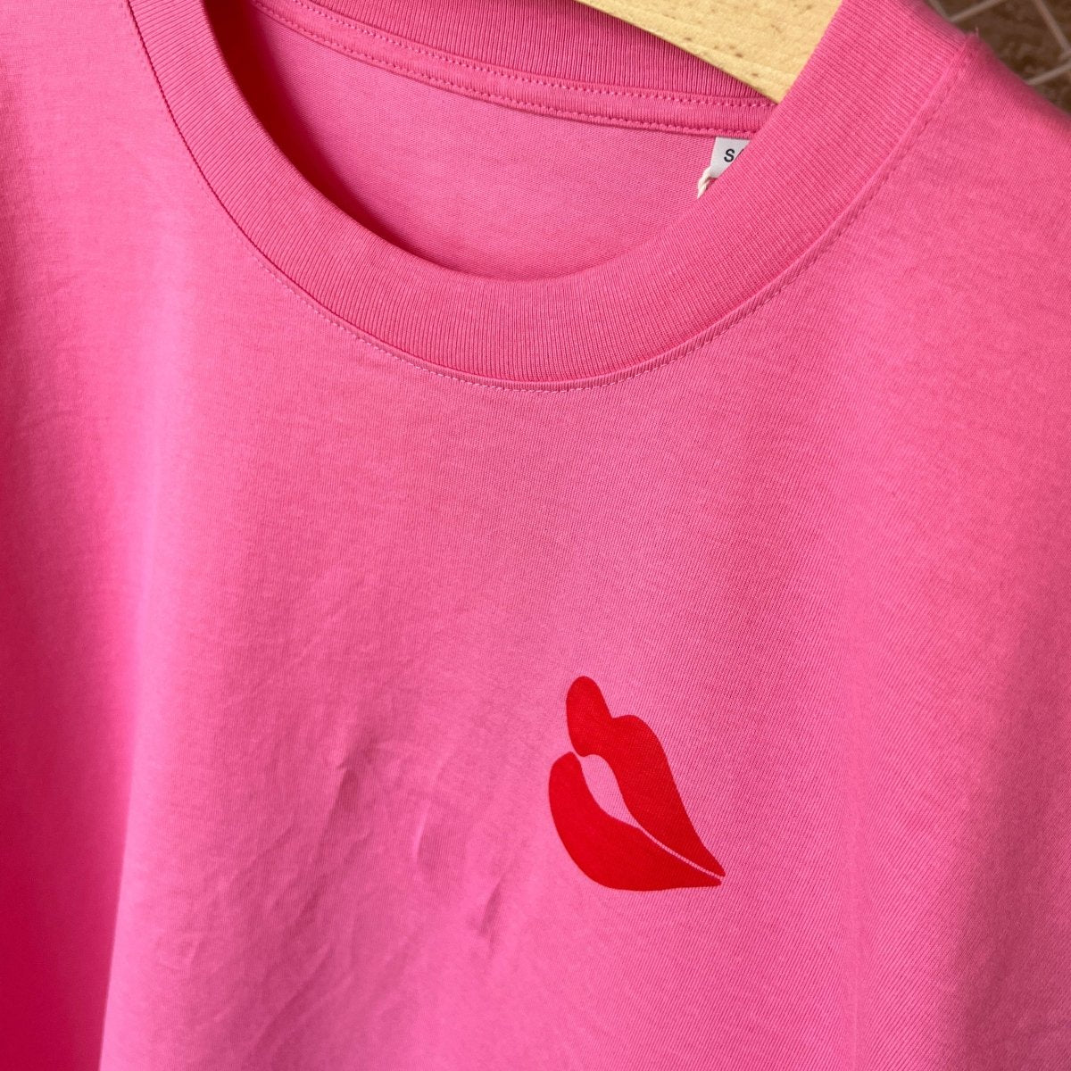 Knutschen & Rosé - Oversize T-Shirt Rosa