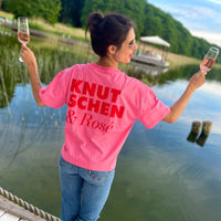 Knutschen & Rosé - Oversize T-Shirt Rosa
