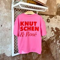 Knutschen & Rosé - Oversize T-Shirt Rosa