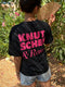 Knutschen & Rosé - Oversize T-Shirt Schwarz