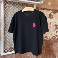Knutschen & Rosé - Oversize T-Shirt Schwarz