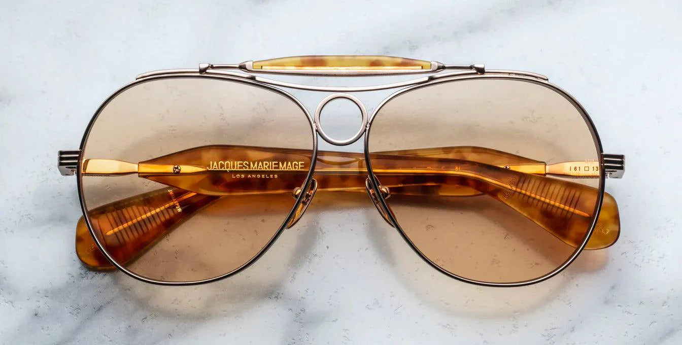 Jacques Marie Mage Aspen Sonnenbrille - Handgefertigt Classic