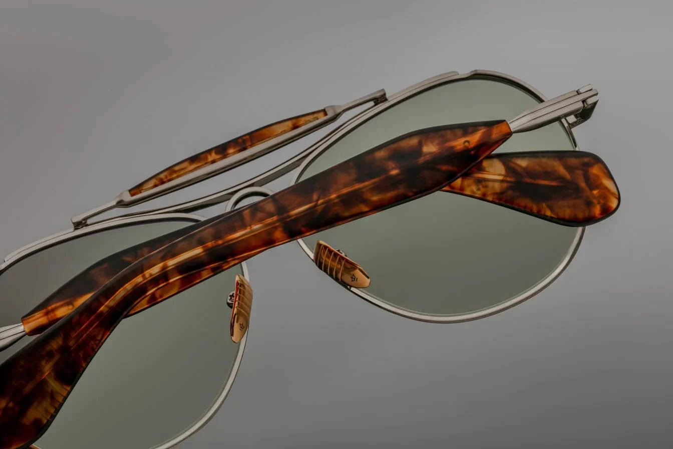 Jacques Marie Mage Aspen Sonnenbrille - Handgefertigt Classic