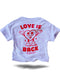 Love is Back - Kids Frottee Shirt Lavendel