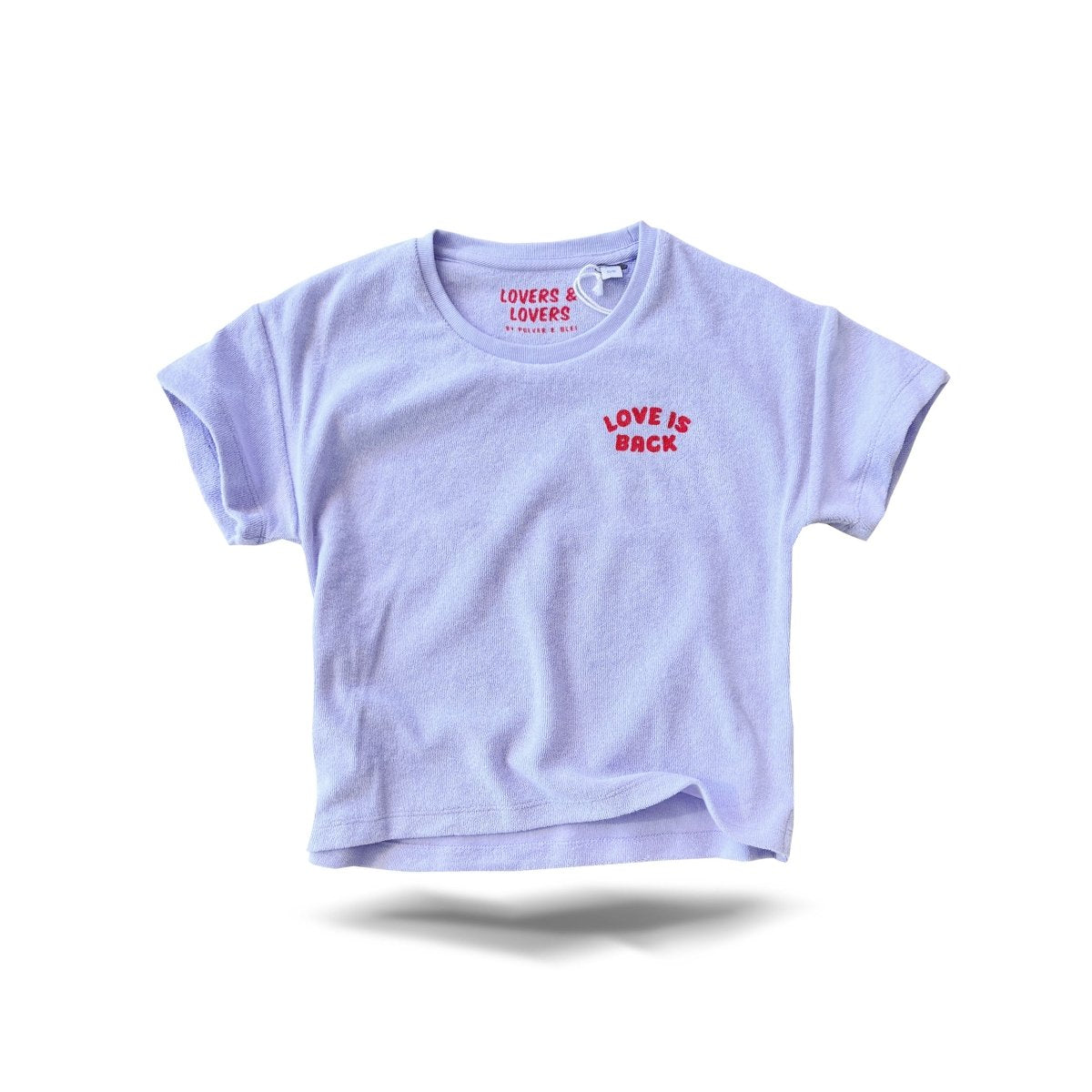 Love is Back - Kids Frottee Shirt Lavendel