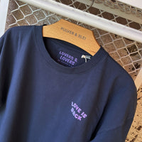 Love is Back - Womans Oversize Washed Navy