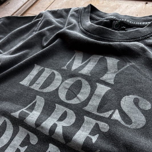 My Idols are Dead - Mens Vintage Black