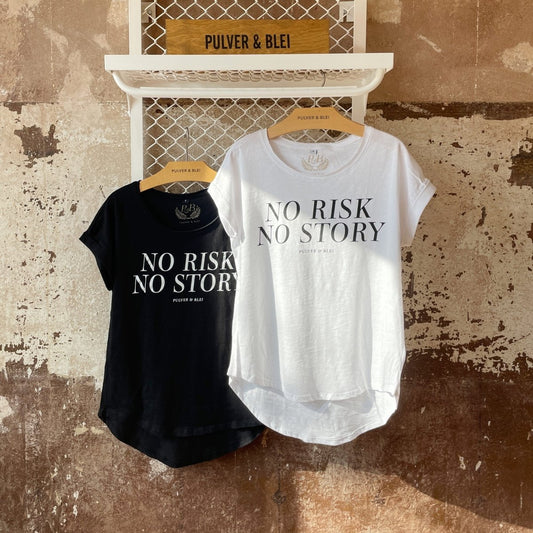 No Risk No Story - Black Fashion Tee