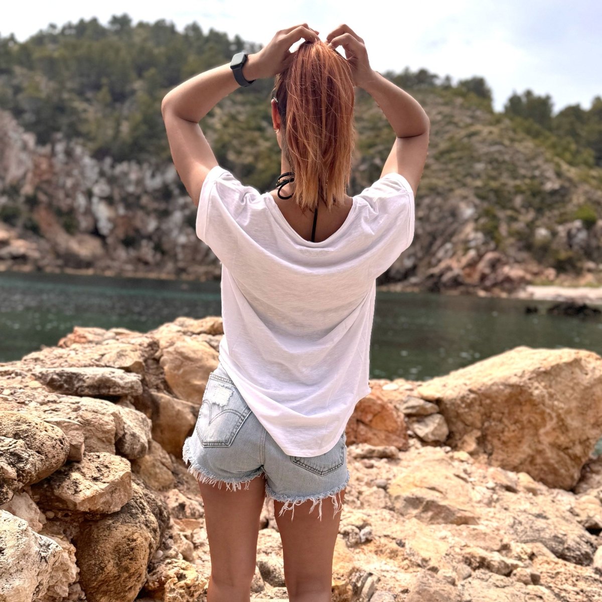 No Risk No Story - White Fashion Tee