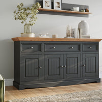 Bologna Elegante Massivholz Kiefer Regale 2 St. | Farbe Graphit - Kiefer