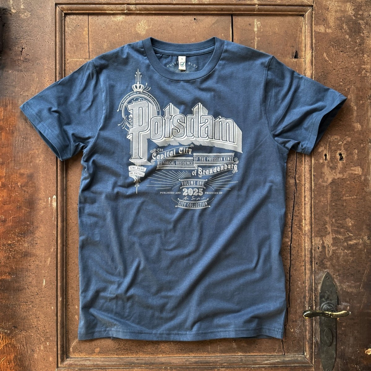 Potsdam Hommage - T-Shirt Denimblau