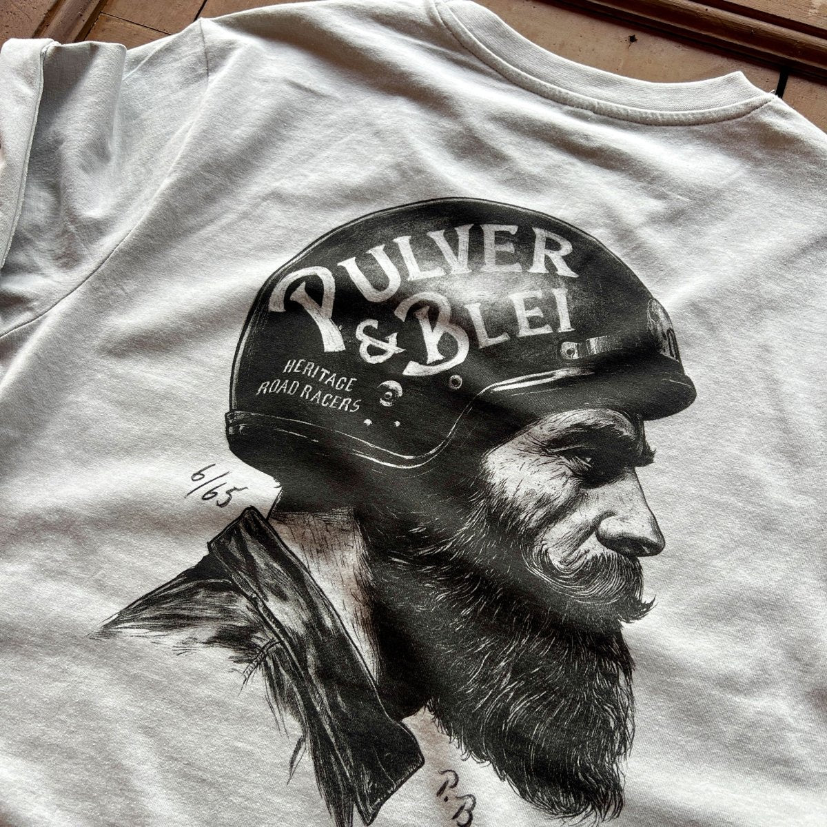 Road Racers - Biker T-Shirt grau