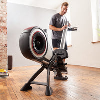 Rudergerät mit Luftwiderstand | klappbar | 8 Widerstandsstufen | schwarz/rot